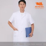 Áo blouse bác sĩ ngắn tay NA02