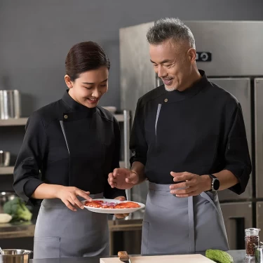 Áo đồng phục bếp tay dài may sẵn NAMA300