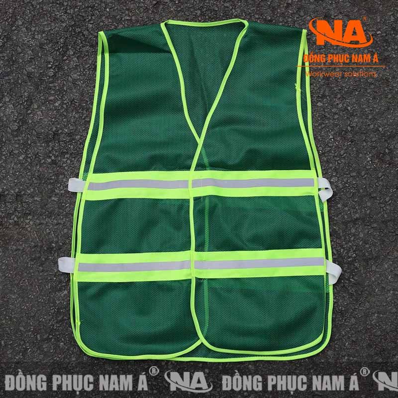 Áo lưới phản quang thun 2 bên GK