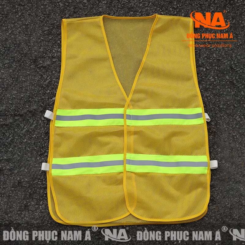 Áo lưới phản quang thun 2 bên GK