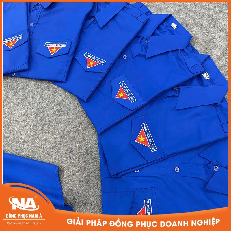 Áo sơ mi đoàn thanh niên Việt Nam may sẵn