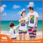 Áo thun đồng phục đi biển