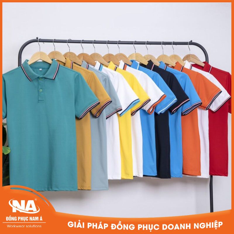 Áo thun đồng phục polo may sẵn NA01