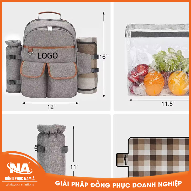 Balo quà tặng in logo NAMA875