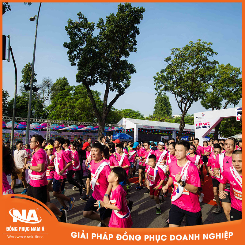 Áo thun đồng phục sự kiện Happy Ekiden NAMA080