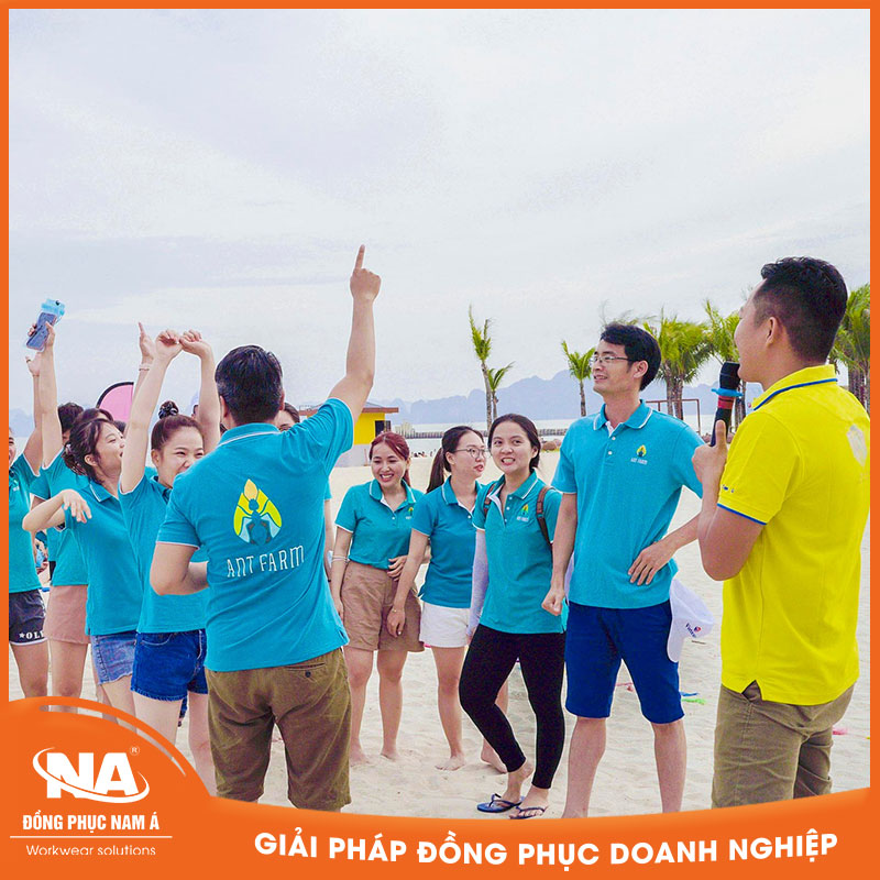Áo thun đồng phục team building ANT FARM NAMA705