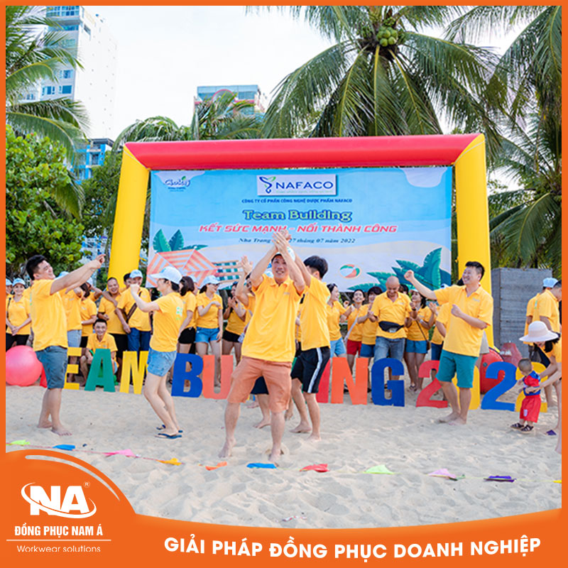 Áo thun đồng phục team building NAFACO NAMA702