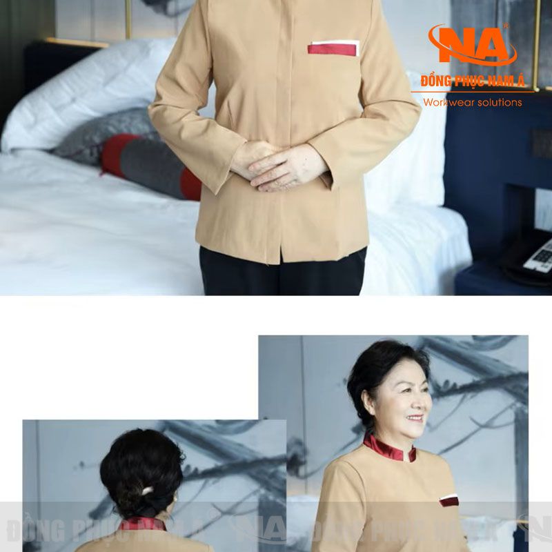 Đồng phục buồng phòng may sẵn
