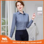 Áo sơ mi nữ công sở dài tay cách tân NAMA211