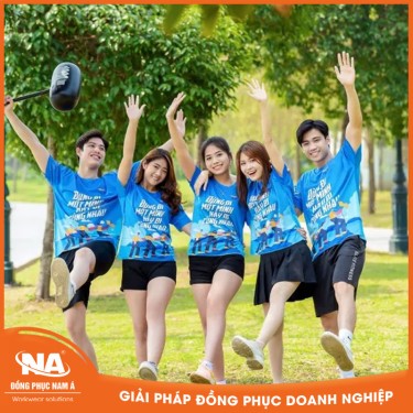 Áo thun đồng phục team building NAMA707
