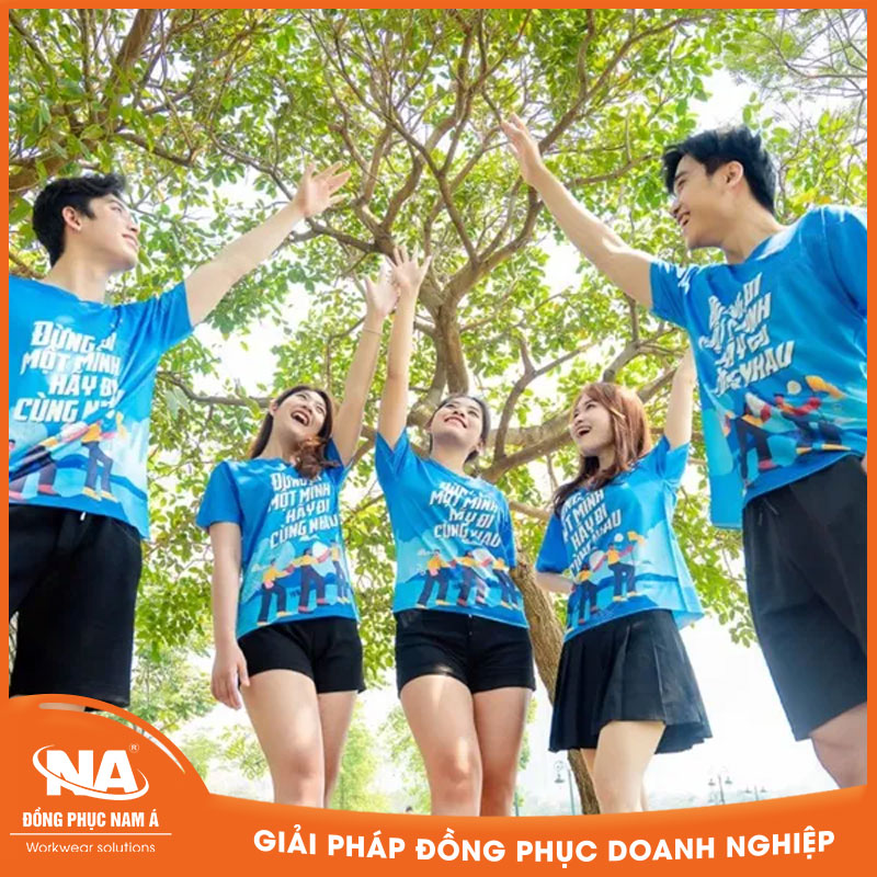 Áo thun đồng phục team building NAMA707