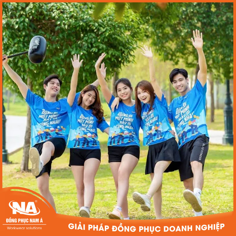 Áo thun đồng phục team building NAMA707