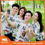 Áo thun đồng phục team building NAMA709