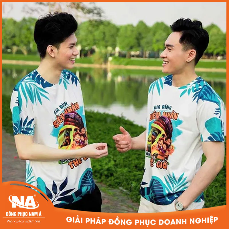 Áo thun đồng phục team building NAMA710
