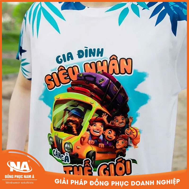 Áo thun đồng phục team building NAMA710