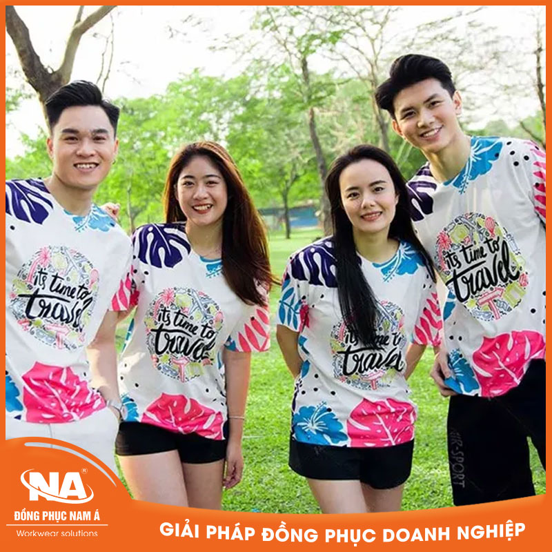 Áo thun đồng phục team building NAMA711