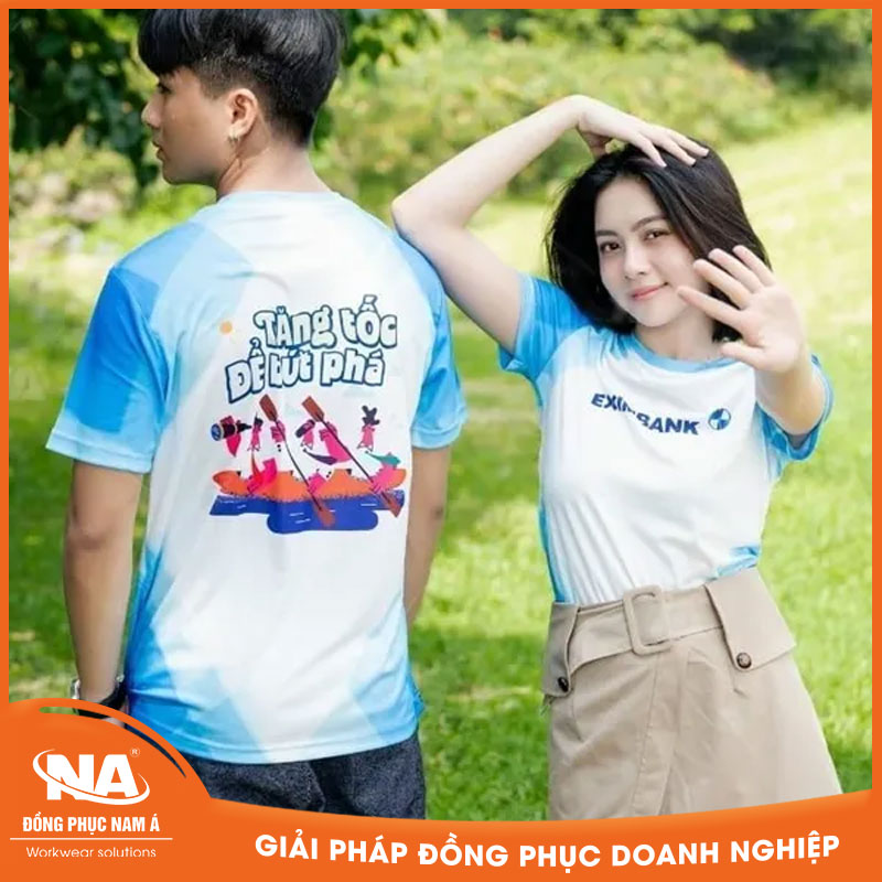 Áo thun đồng phục team building NAMA712