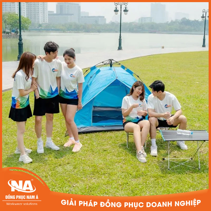 Áo thun đồng phục team building NAMA713
