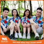 Áo thun đồng phục team building NAMA714