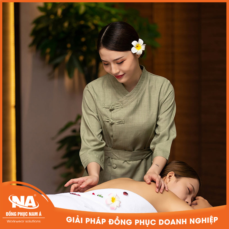 Đồng phục nhân viên spa NAMA906