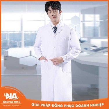 Đồng phục áo blouse bác sĩ nút cài NAMA305