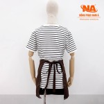 Tạp dề ngắn màu nâu