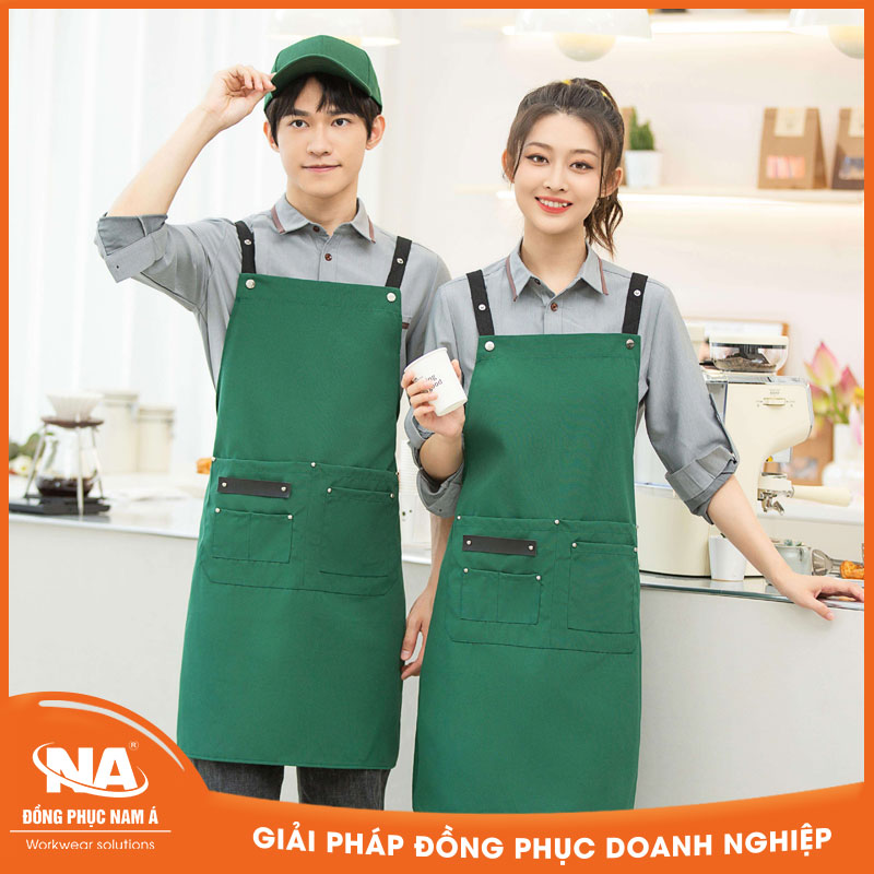 Tạp dề đồng phục nhà hàng cà phê NAMA107
