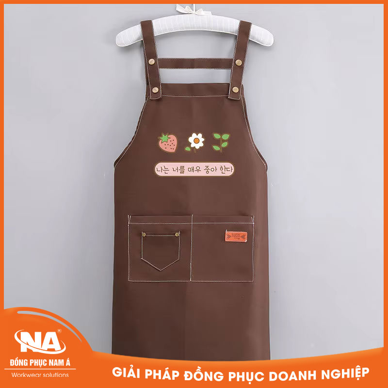 Tạp dề đồng phục nhà hàng cà phê NAMA114